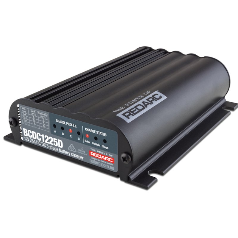 REDARC Electronics - RedArc Dual Input 25A IN - Vehicle DC Battery Charger - Tiny Home Equipment