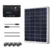 Renogy - Renogy 100D WND30 100 Watts 12 Volts Monocrystalline Off Grid Solar Starter Kit - Tiny Home Equipment