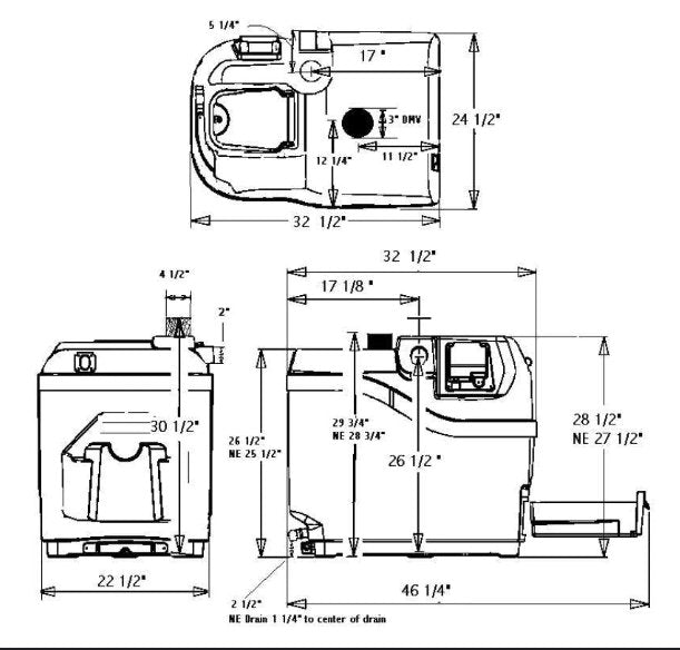 Sun - Mar - Sun - Mar Centrex 1000 Central Composting Toilet System - Tiny Home Equipment