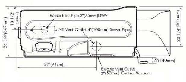 Sun - Mar - Sun - Mar Centrex 3000 Composting Toilet System - Tiny Home Equipment