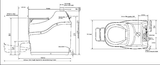 Sun - Mar - Sun - Mar Excel NE Composting Toilet - Tiny Home Equipment