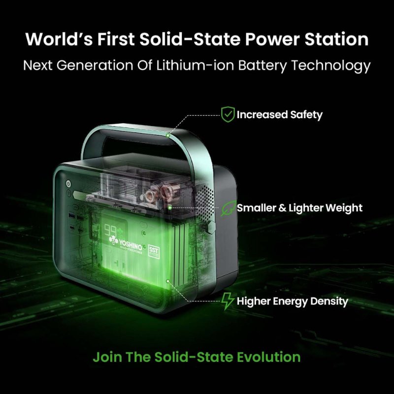 Yoshino Power - Yoshino K3SP11: 330W Portable Solar Generator - Tiny Home Equipment