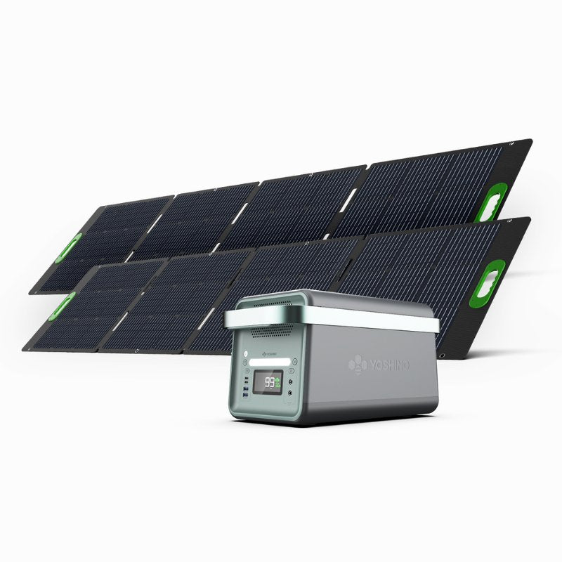 Yoshino Power - Yoshino Power K20SP22: 2000W Solar Generator (2 Panels) - Tiny Home Equipment