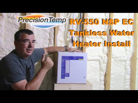 RV-550 NSP EC Natural Gas Tankless Water Heater - Installation Guide