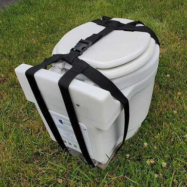 Laveo Dry Flush Portable Toilet Carrying Harness DF1044 Back